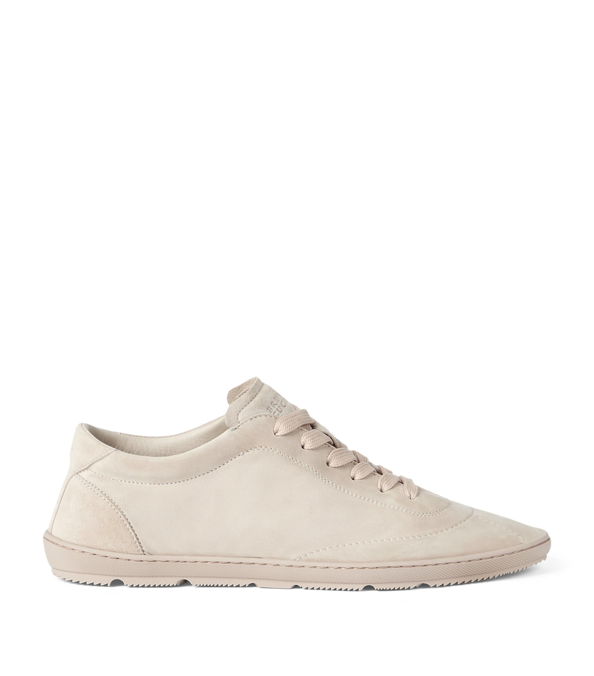 Brunello Cucinelli Suede Low-Top Sneakers by BRUNELLO CUCINELLI