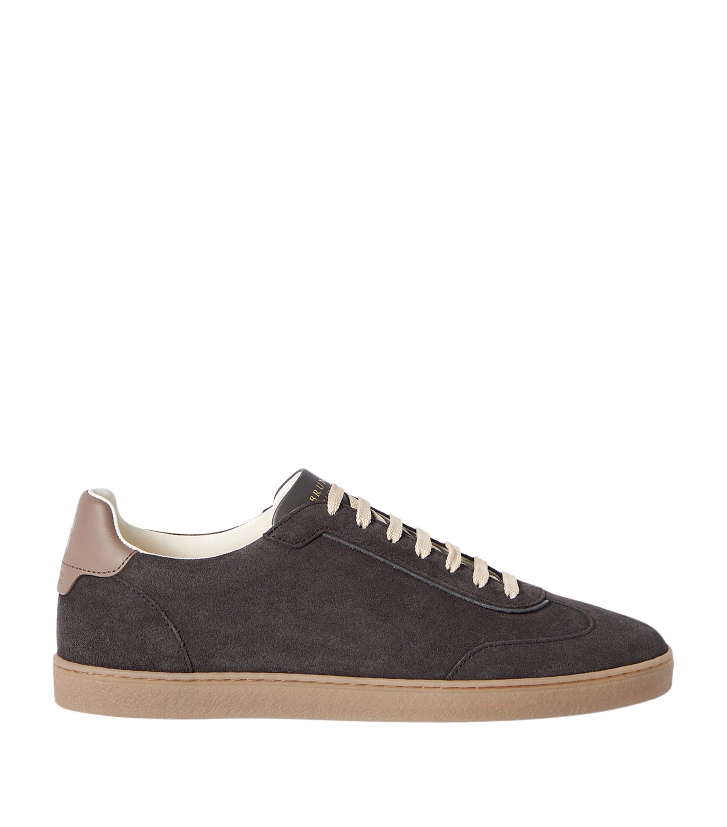 Brunello Cucinelli Suede Low-Top Sneakers by BRUNELLO CUCINELLI