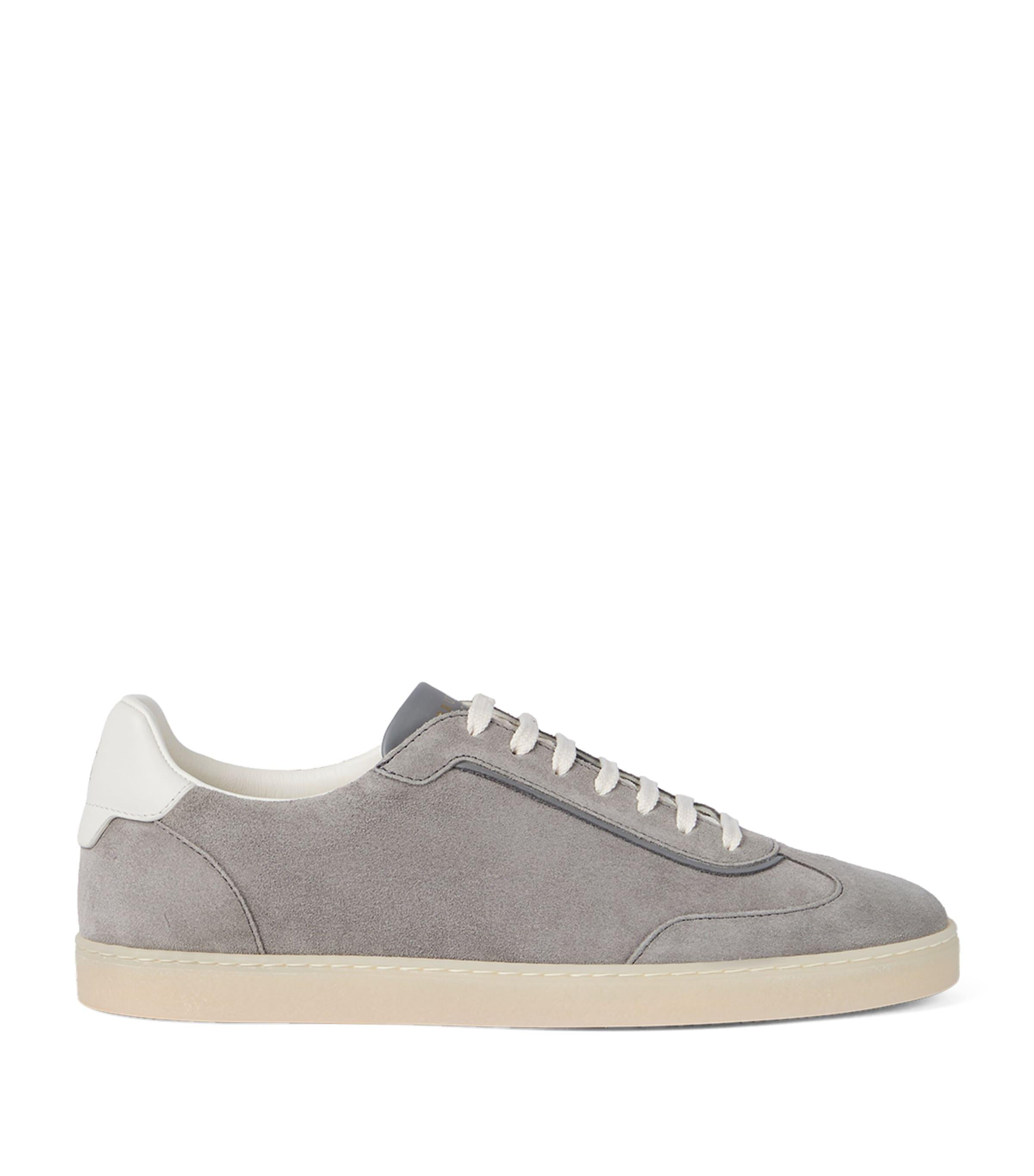 Brunello Cucinelli Suede Sneakers by BRUNELLO CUCINELLI
