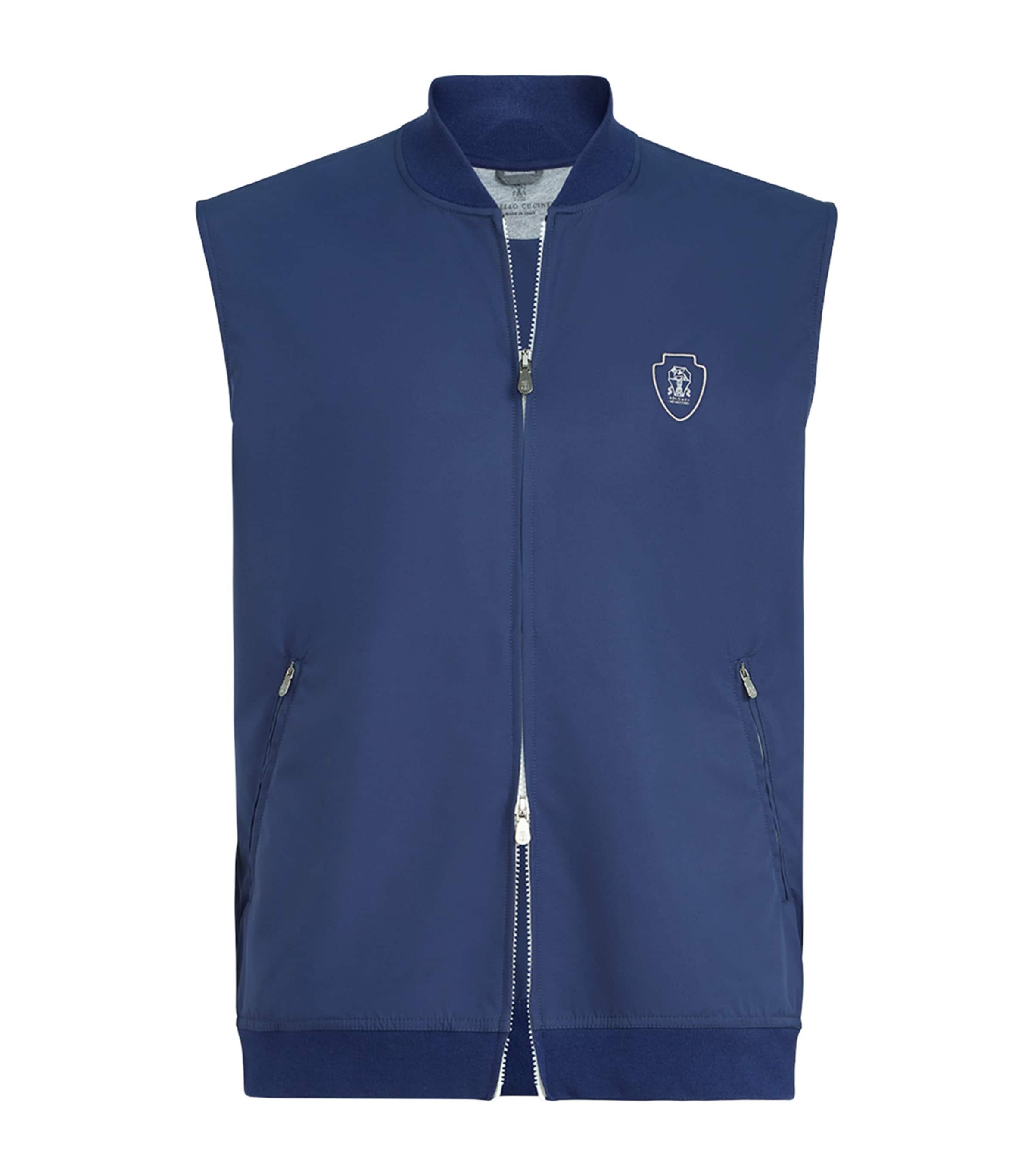 Brunello Cucinelli Technical Crest Gilet by BRUNELLO CUCINELLI