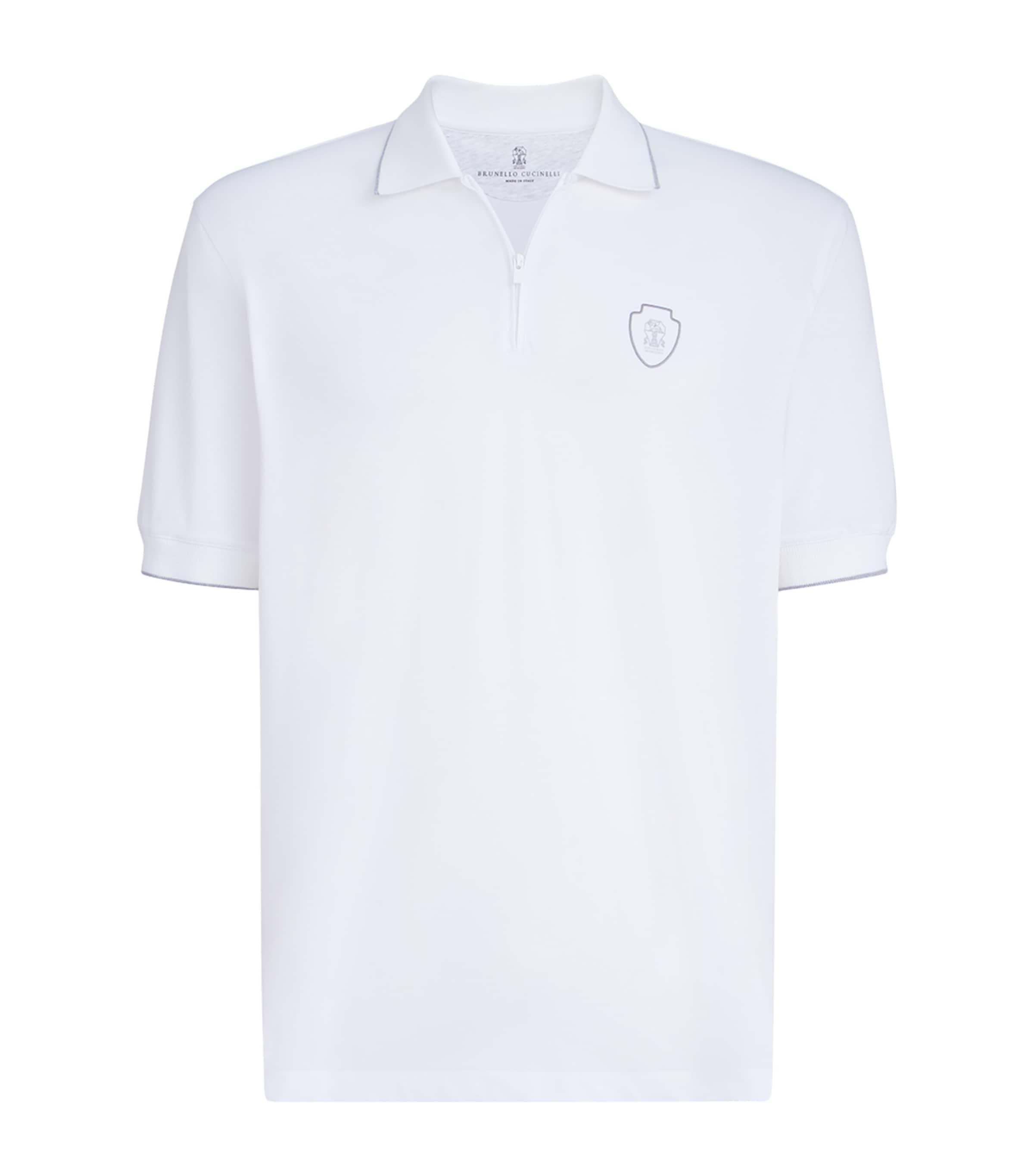 Brunello Cucinelli Technical Zip-Up Polo Shirt by BRUNELLO CUCINELLI