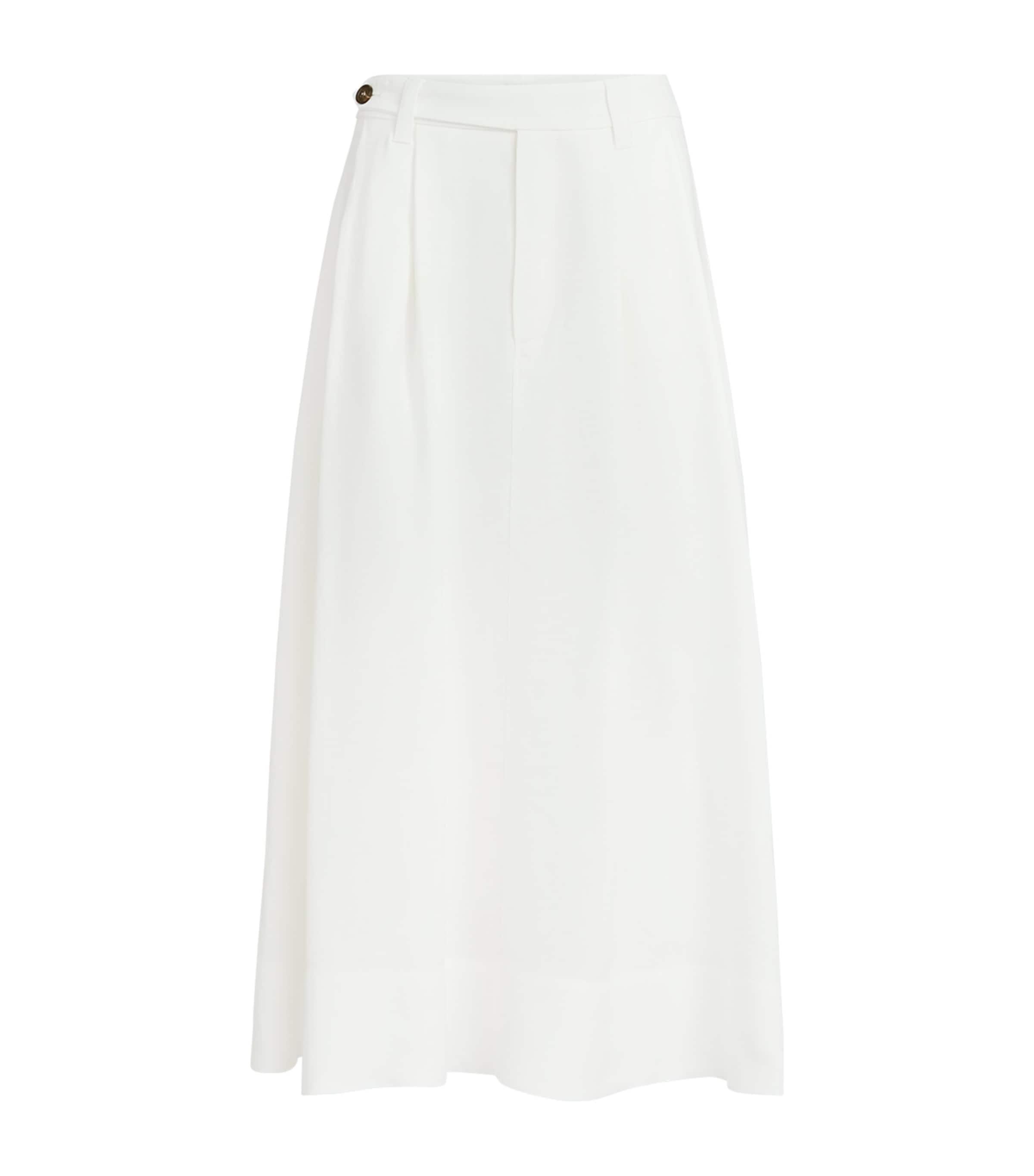 Brunello Cucinelli Twill Maxi Skirt by BRUNELLO CUCINELLI
