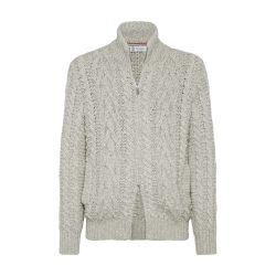Cable knit cardigan by BRUNELLO CUCINELLI
