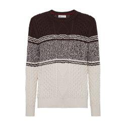Cable knit sweater by BRUNELLO CUCINELLI