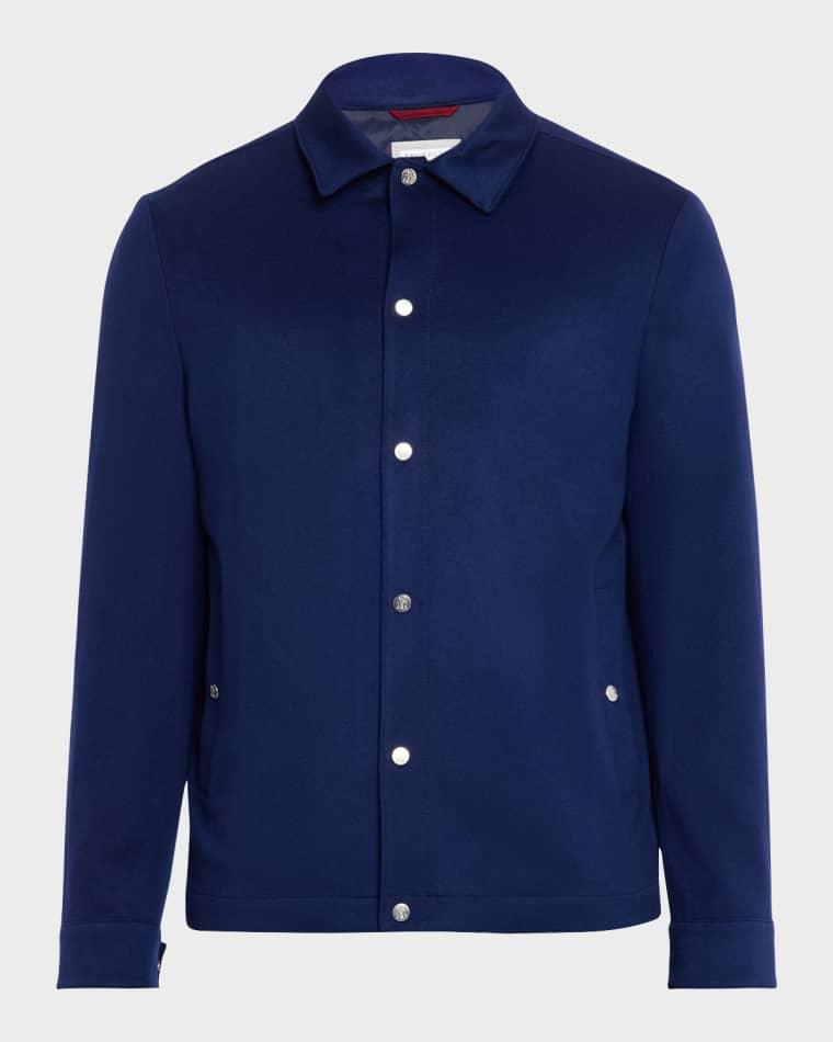 Cashmere Trucker Jacket by BRUNELLO CUCINELLI