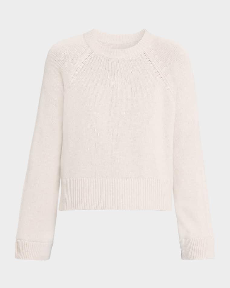 Cashmere-Wool Crewneck Sweater by BRUNELLO CUCINELLI
