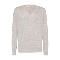 Cashmere and silk sweater by BRUNELLO CUCINELLI