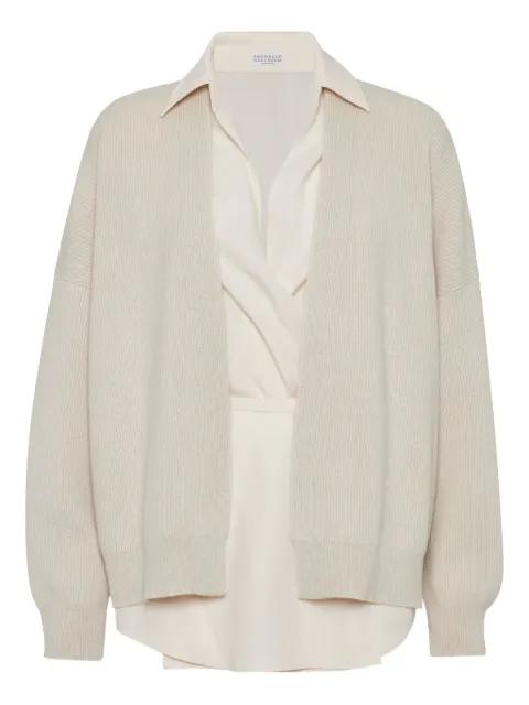 Cashmere layered cardigan by BRUNELLO CUCINELLI