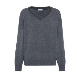 Cashmere sweater with monili by BRUNELLO CUCINELLI