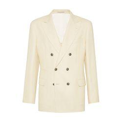 Chevron deconstructed blazer by BRUNELLO CUCINELLI