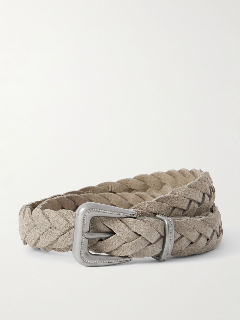 Cinta woven suede belt by BRUNELLO CUCINELLI