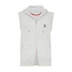 Cotton knit vest by BRUNELLO CUCINELLI