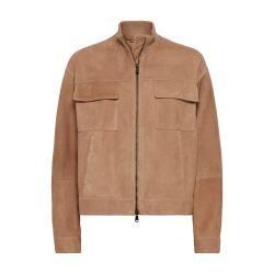 Couture suede jacket by BRUNELLO CUCINELLI