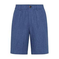 Délavé linen Bermuda shorts by BRUNELLO CUCINELLI
