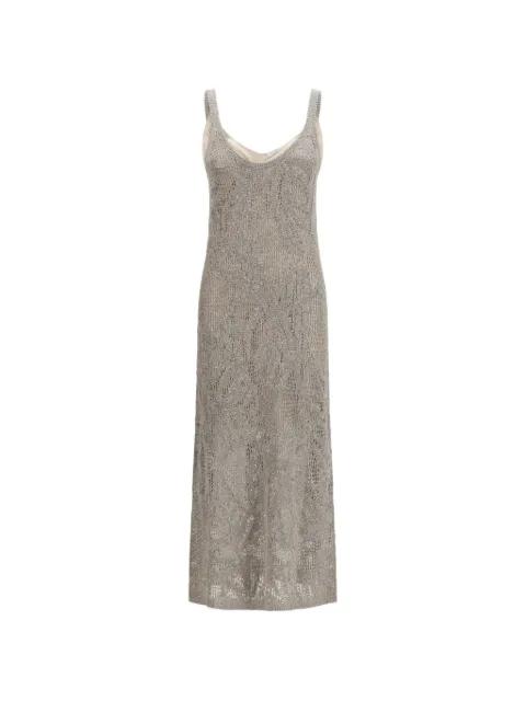 Dazzling Water Lillies dress by BRUNELLO CUCINELLI