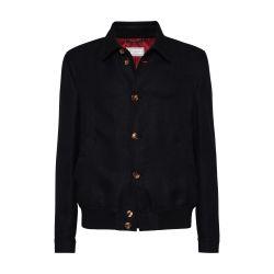 Diagonal twill jacket by BRUNELLO CUCINELLI