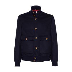 Double beaver bomber jacket by BRUNELLO CUCINELLI