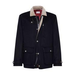 Double beaver outerwear jacket by BRUNELLO CUCINELLI