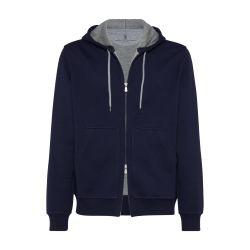 Double cloth sweatshirt by BRUNELLO CUCINELLI