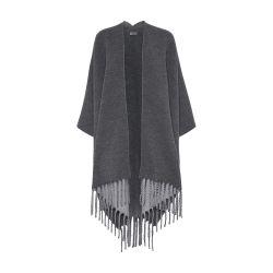 Double knit poncho by BRUNELLO CUCINELLI