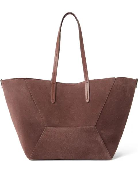Duo suede tote bag by BRUNELLO CUCINELLI
