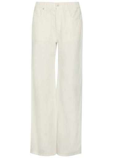 Dyed wide-leg denim jeans by BRUNELLO CUCINELLI