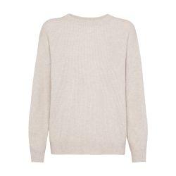 English rib knit sweater by BRUNELLO CUCINELLI