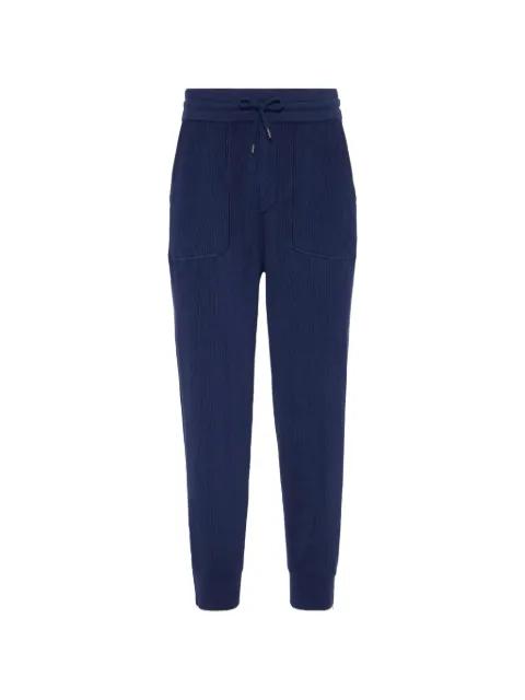 English rib-knit trousers by BRUNELLO CUCINELLI
