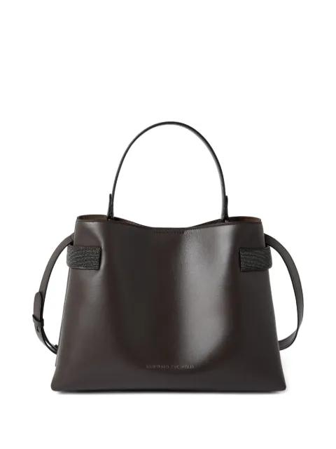 Essence leather tote bag by BRUNELLO CUCINELLI