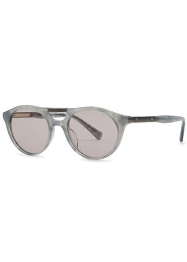 Flattop round-frame sunglasses by BRUNELLO CUCINELLI