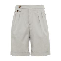Garment-dyed Bermuda shorts by BRUNELLO CUCINELLI