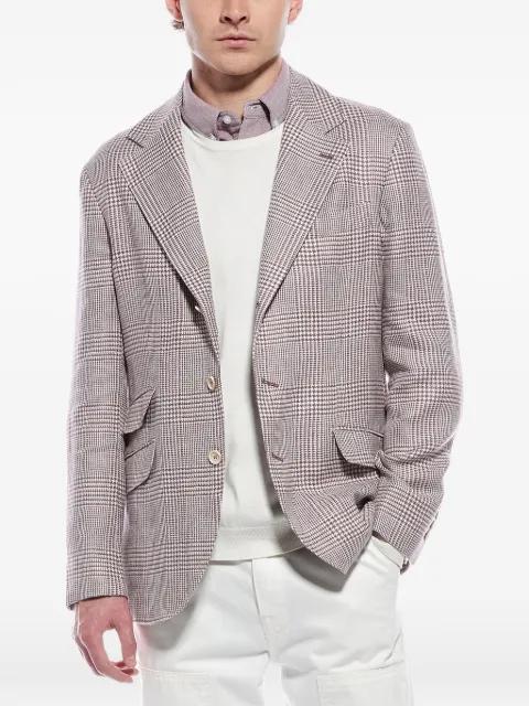 Glen plaid blazer by BRUNELLO CUCINELLI