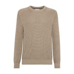 Half English Rib knit sweater by BRUNELLO CUCINELLI