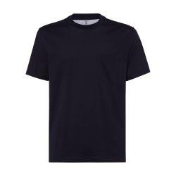 Jersey T-shirt with chest pocket by BRUNELLO CUCINELLI