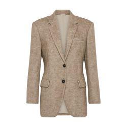 Knit blazer with monili by BRUNELLO CUCINELLI