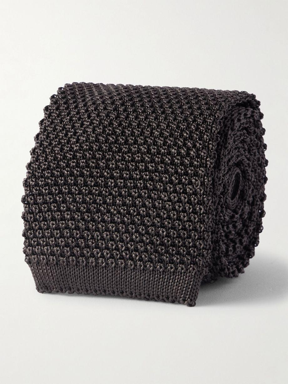 Knitted Silk Tie by BRUNELLO CUCINELLI