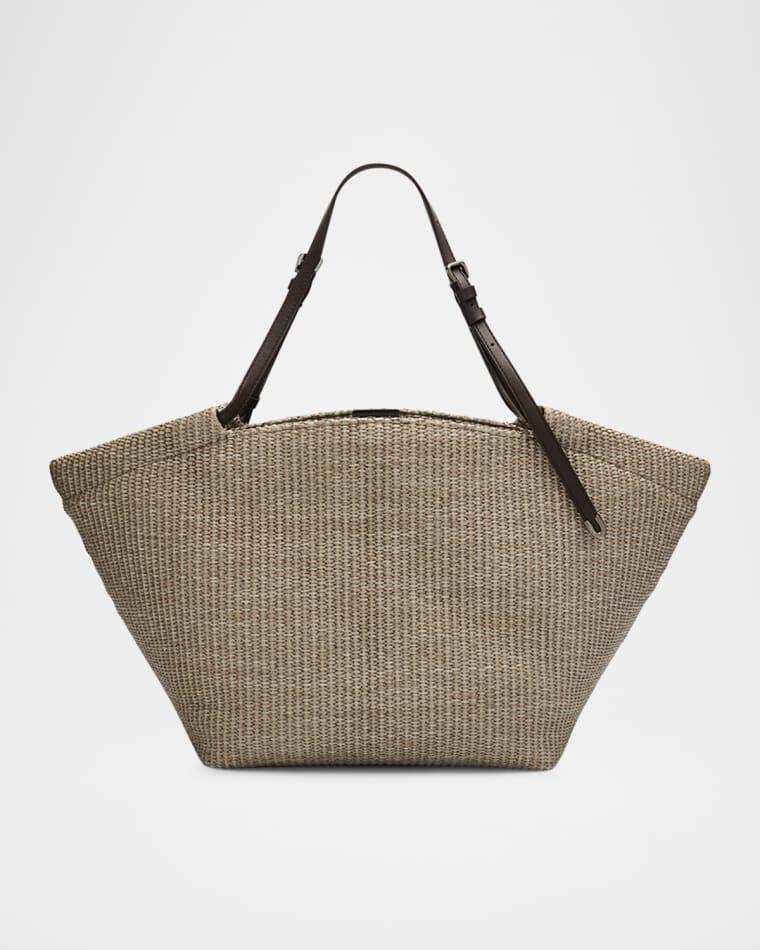 Large Raffia Tote Bag by BRUNELLO CUCINELLI