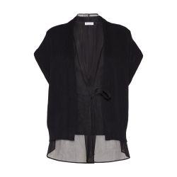 Layered Cardigan with monili by BRUNELLO CUCINELLI