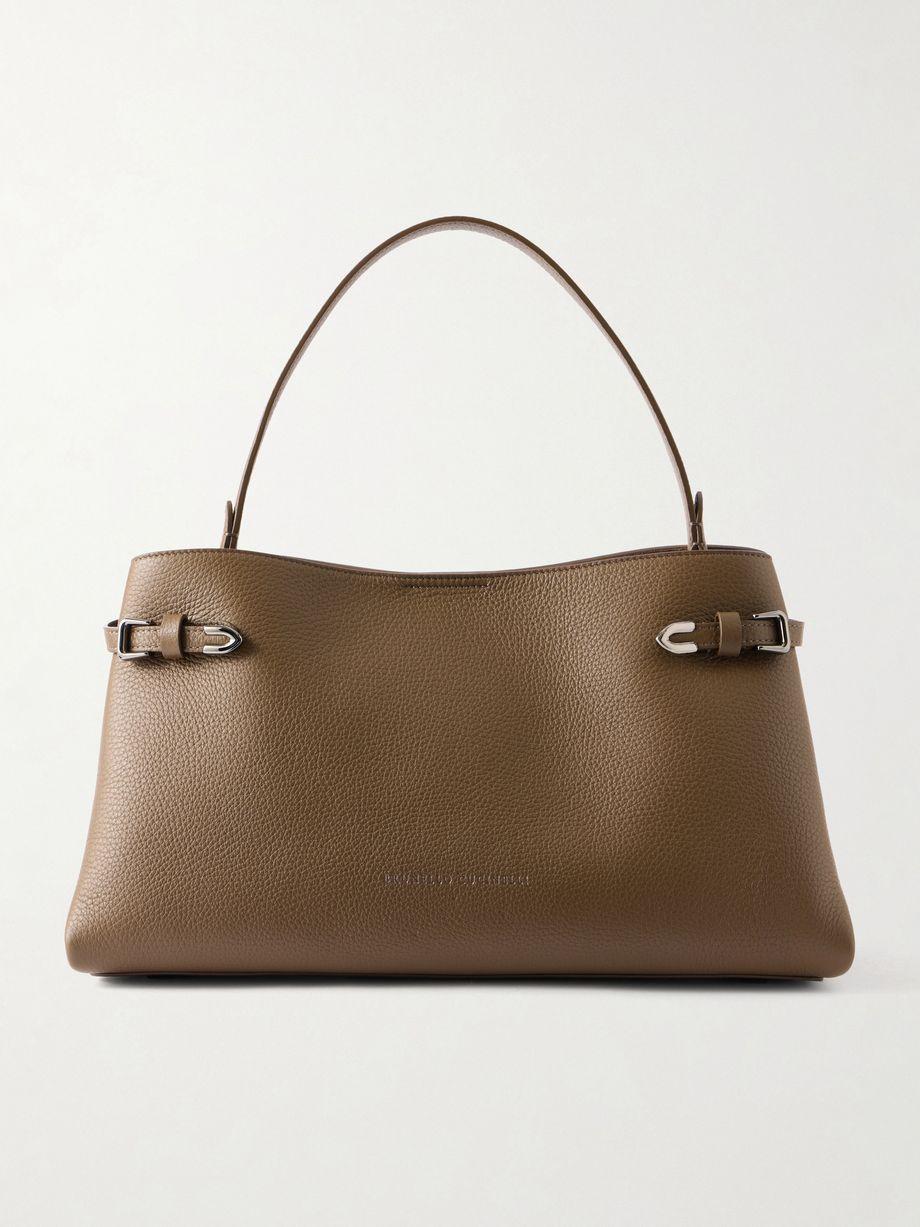 Leather shoulder bag by BRUNELLO CUCINELLI
