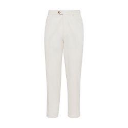 Leisure fit trousers with pleats by BRUNELLO CUCINELLI