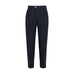 Leisure fit with pleats pants by BRUNELLO CUCINELLI