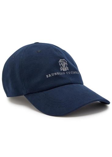 Logo-embroidered cotton cap by BRUNELLO CUCINELLI