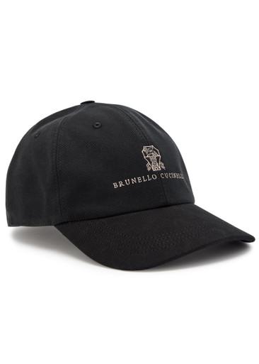 Logo-embroidered cotton cap by BRUNELLO CUCINELLI