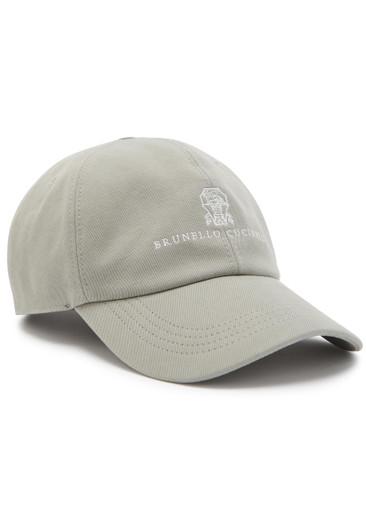 Logo-embroidered cotton cap by BRUNELLO CUCINELLI
