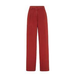 Loose Straight trousers with monili by BRUNELLO CUCINELLI