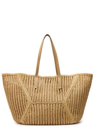 Medium raffia tote bag by BRUNELLO CUCINELLI