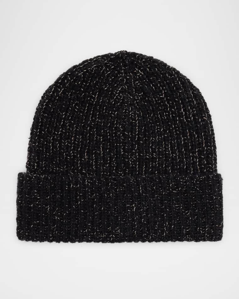 Men's Cage Effect Rib-Knit Beanie Hat by BRUNELLO CUCINELLI