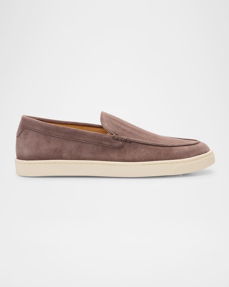 Men's Hybrid Venetian Suede Slip-Ons by BRUNELLO CUCINELLI