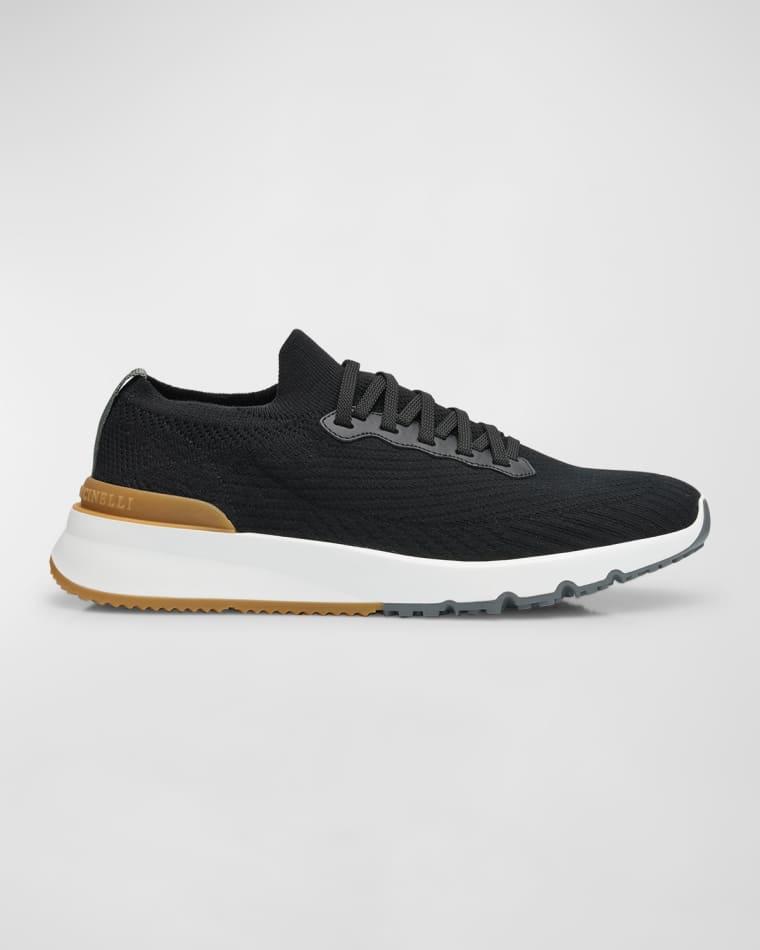 Men's Knit Runner Sneakers by BRUNELLO CUCINELLI