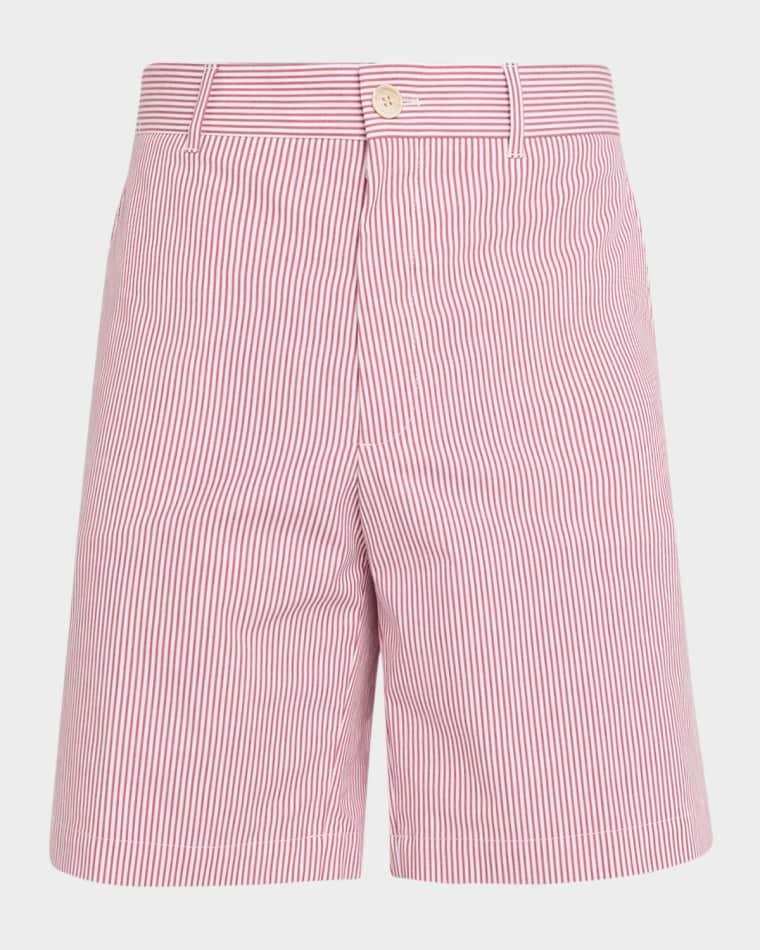 Men's Micro Stripe Bermuda Shorts by BRUNELLO CUCINELLI